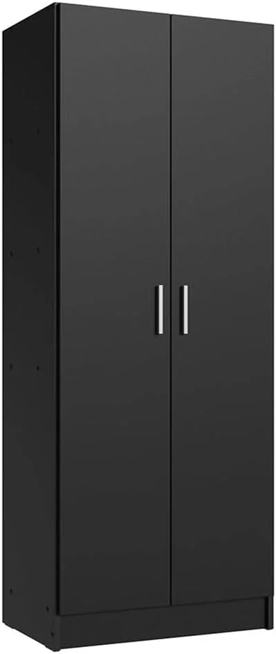Kitchen Pantry Storage Cabinet 2 Doors with 5 Utility Shelves