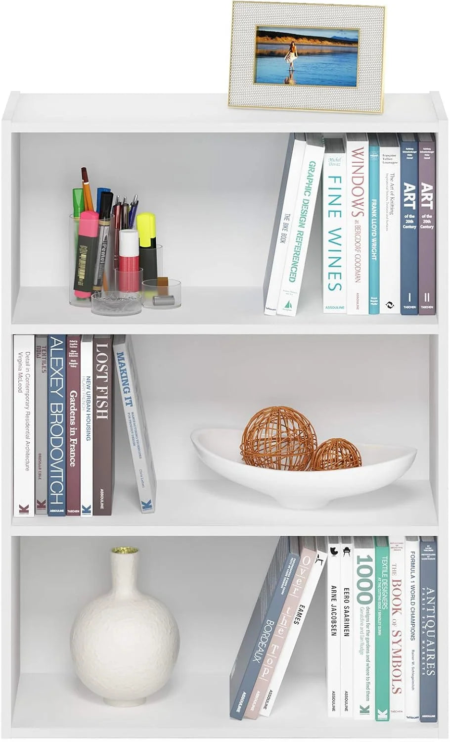 Grandwood 3-Tier Open Shelf Bookcase