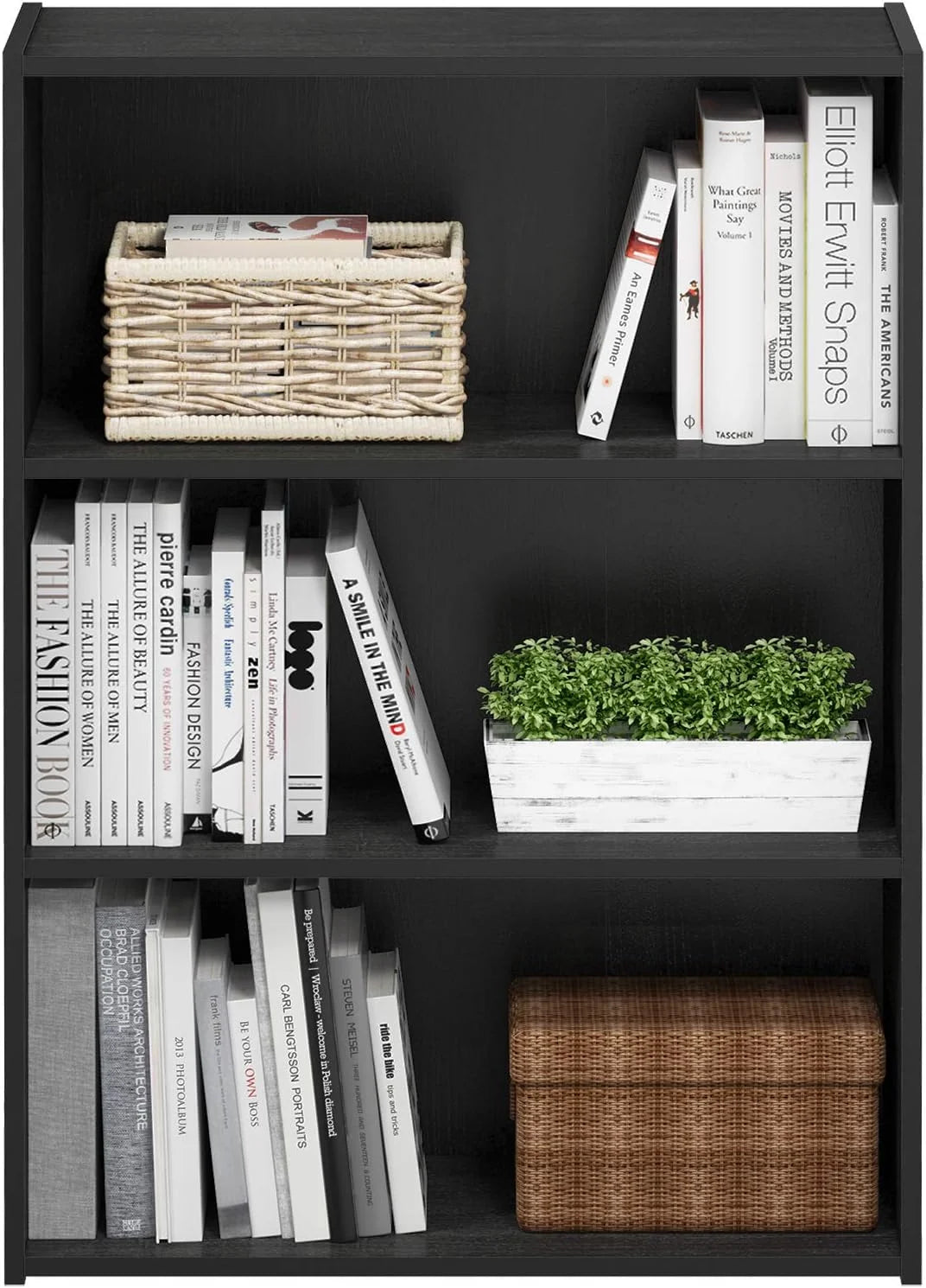 Grandwood 3-Tier Open Shelf Bookcase