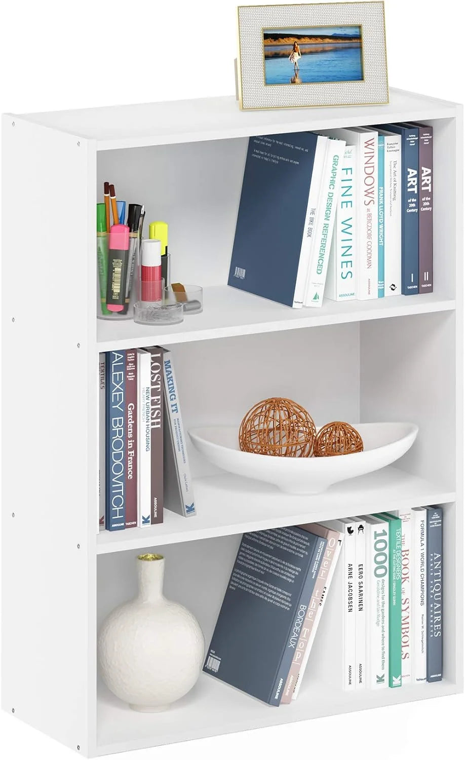 Grandwood 3-Tier Open Shelf Bookcase