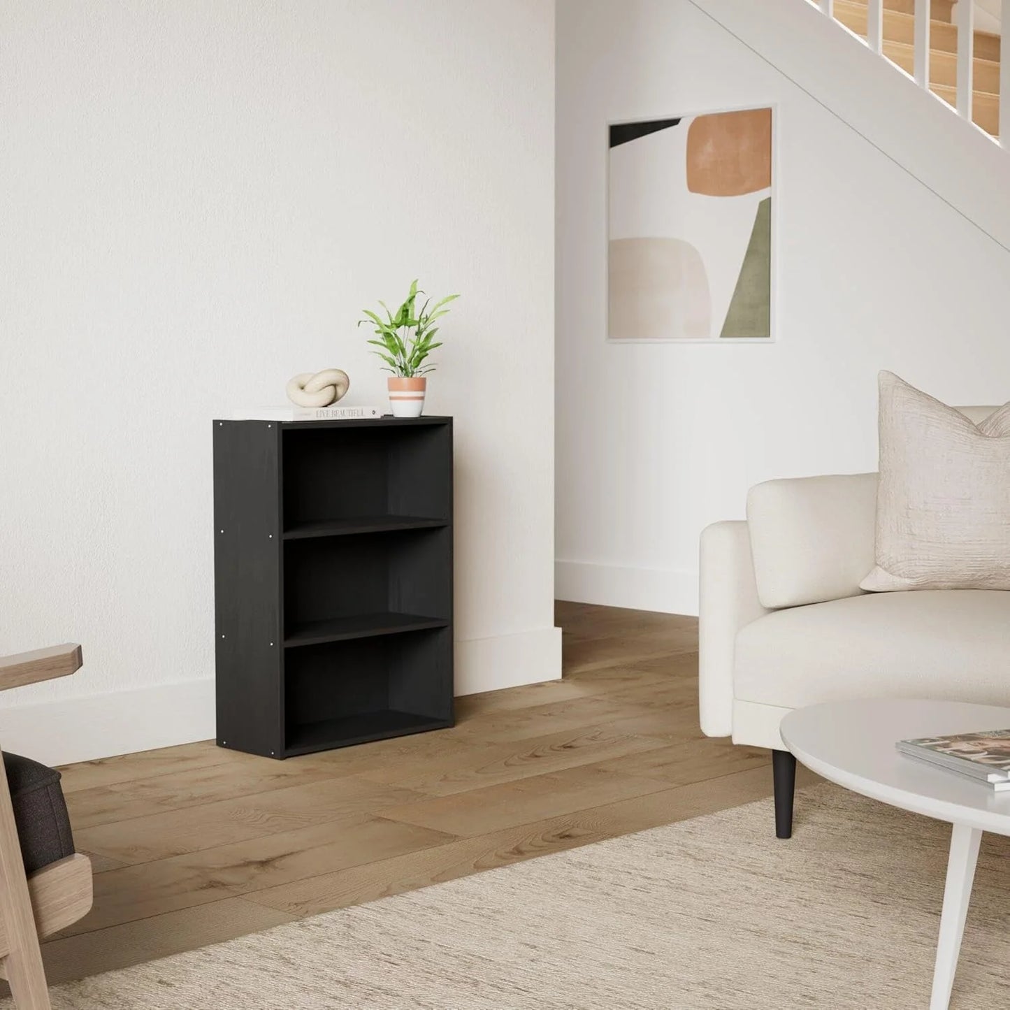 Grandwood 3-Tier Open Shelf Bookcase