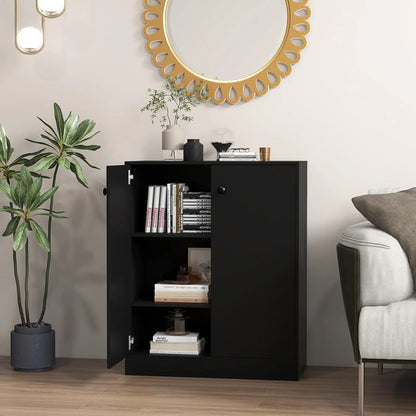 2-Door Storage Cabinet, Modern Floor Cabinet