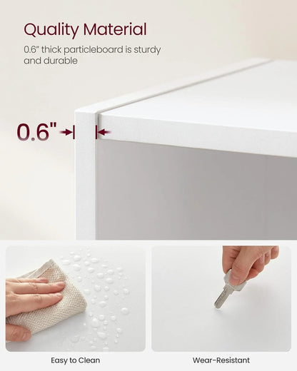 Bookshelf, 6-Tier Bookcase, Book Shelf, Open Storage Shelf